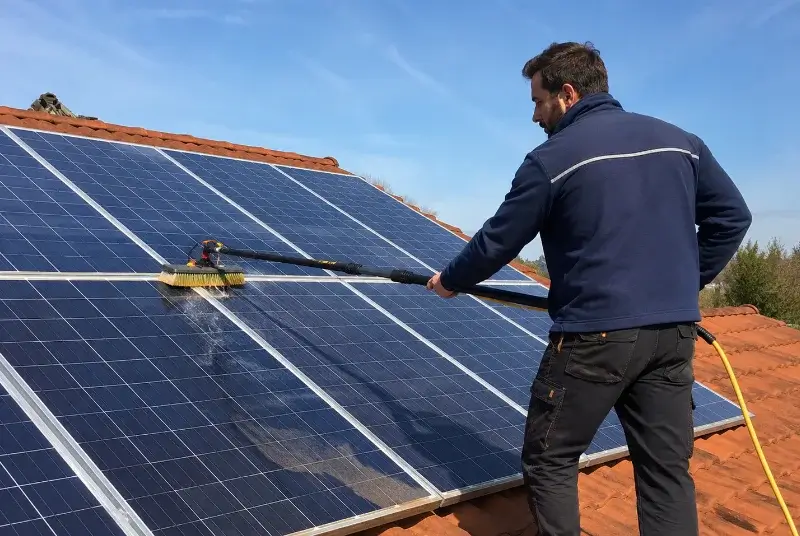 Nettoyage et entretien de panneaux solaires à Plouay